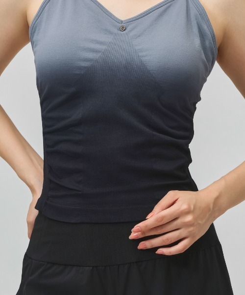 ITZON(イットゾン)の「イットゾン SIGNATURE TANK(キャミソール・レディース・グレー・M-L/S-M)」の5枚目の写真