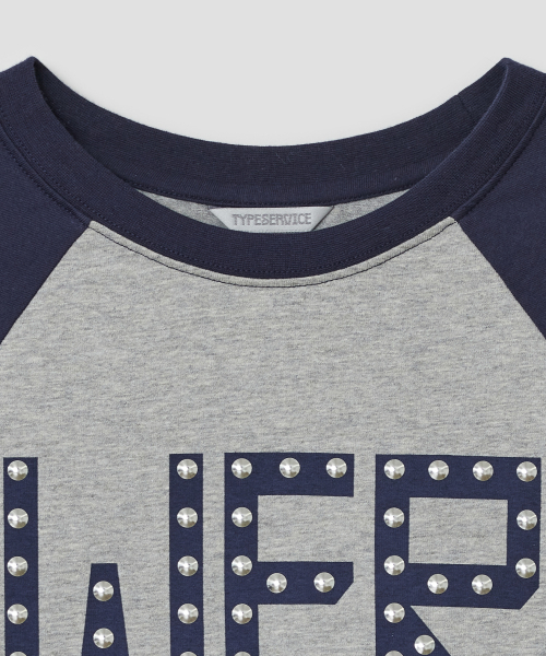 TYPESERVICE（タイプサービス）の「WEBホットフィックスラグラントップ [ネイビー]（Tシャツ/カットソー・レディース・その他・FREE）」の4枚目の写真