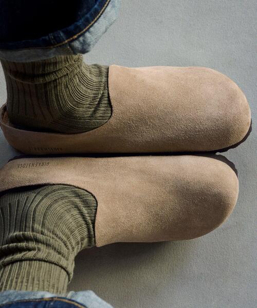 BIRKENSTOCK(ビルケンシュトック)の「BIRKENSTOCK/ビルケンシュトック Amsterdam Wrapped MEN'S(サンダル・メンズ・ベージュ/チャコールグレー・42/41/40)」の1枚目の写真