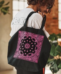 felkod（フィルコッド）の「mko13929- Bandana Print Tote Bag バンダナ柄プリントトートバッグ(F26F320)（トートバッグ）」