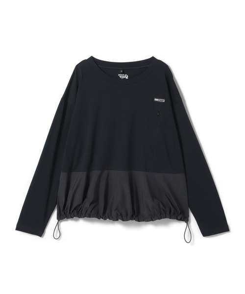 GRIP SWANY(グリップスワニー)の「【GSWCT‐293】 HYBRID DRESS(Tシャツ/カットソー・レディース・ホワイト/ブラック・S/M)」の2枚目の写真