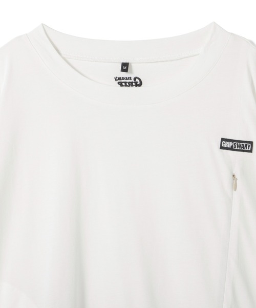 GRIP SWANY(グリップスワニー)の「【GSWCT‐293】 HYBRID DRESS(Tシャツ/カットソー・レディース・ホワイト/ブラック・S/M)」の13枚目の写真