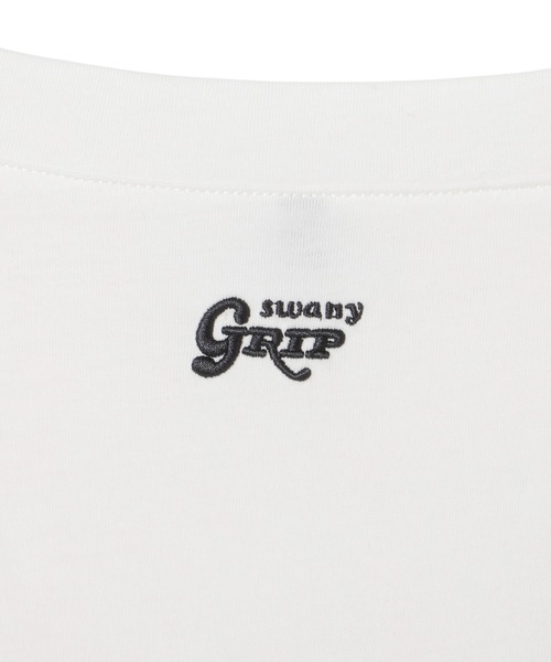 GRIP SWANY(グリップスワニー)の「【GSWCT‐293】 HYBRID DRESS(Tシャツ/カットソー・レディース・ホワイト/ブラック・S/M)」の6枚目の写真