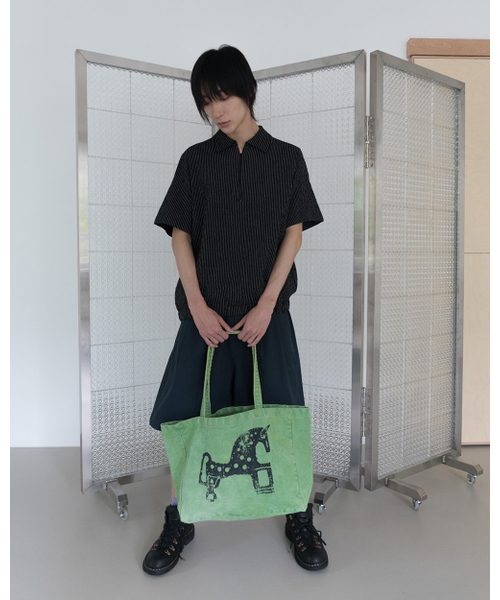 SILENTSYLLABLE（サイレント シラブル）の「Patina Tote Bag / Sage（トートバッグ・メンズ・その他・OS）」の3枚目の写真