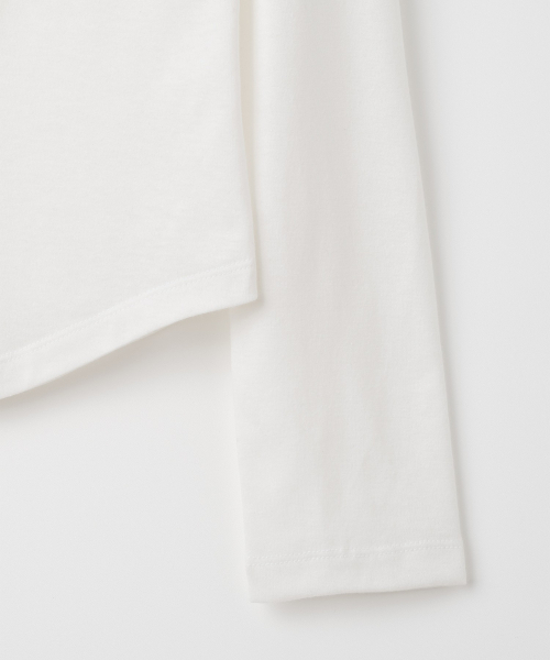 MILLO WOMEN（ミロウーマン）の「テープヘンリーネックTシャツ [アイボリー]（Tシャツ/カットソー・レディース・その他・ONE SIZE）」の6枚目の写真