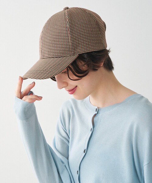 collex(コレックス)の「【 Ruben / ルーベン 】ガンクラブチェック キャップ ユニセックス WEB限定(キャップ・レディース・レッド系その他/ブラック系その他・フリー)」の2枚目の写真