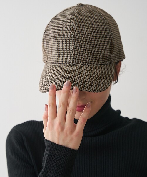 collex(コレックス)の「【 Ruben / ルーベン 】ガンクラブチェック キャップ ユニセックス WEB限定(キャップ・レディース・レッド系その他/ブラック系その他・フリー)」の3枚目の写真