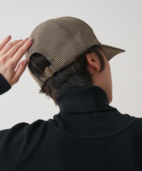 collex(コレックス)の「【 Ruben / ルーベン 】ガンクラブチェック キャップ ユニセックス WEB限定(キャップ・レディース・レッド系その他/ブラック系その他・フリー)」の4枚目の写真