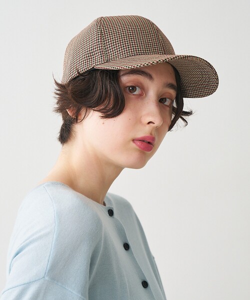 collex(コレックス)の「【 Ruben / ルーベン 】ガンクラブチェック キャップ ユニセックス WEB限定(キャップ・レディース・レッド系その他/ブラック系その他・フリー)」の5枚目の写真
