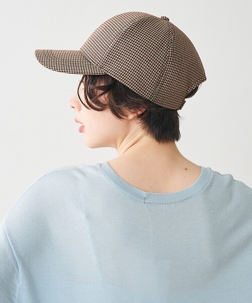 collex(コレックス)の「【 Ruben / ルーベン 】ガンクラブチェック キャップ ユニセックス WEB限定(キャップ・レディース・レッド系その他/ブラック系その他・フリー)」の6枚目の写真