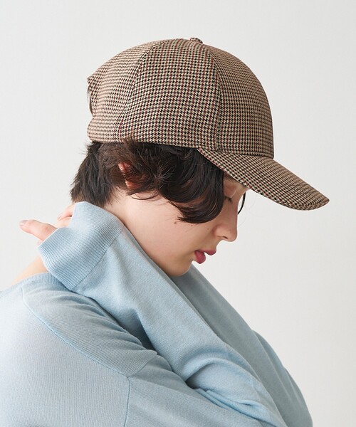 collex(コレックス)の「【 Ruben / ルーベン 】ガンクラブチェック キャップ ユニセックス WEB限定(キャップ・レディース・レッド系その他/ブラック系その他・フリー)」の7枚目の写真