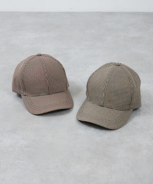 collex(コレックス)の「【 Ruben / ルーベン 】ガンクラブチェック キャップ ユニセックス WEB限定(キャップ・レディース・レッド系その他/ブラック系その他・フリー)」の8枚目の写真