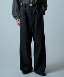 UJOH（ウジョー）の「【UJOH HOMME】Belted Wide Straight PNT（スラックス）」