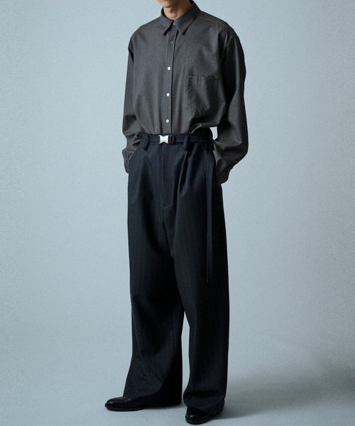 UJOH(ウジョー)の「【UJOH HOMME】Belted Wide Straight PNT(スラックス・メンズ・タン/ブラック・5/4)」の5枚目の写真