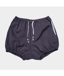 カラー ボールストラップ ポケット配色 レイヤードディテール バルーンフィット ストリング ショートパンツ _2COLOR