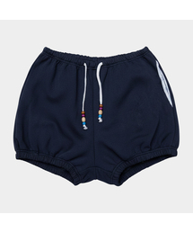 カラー ボールストラップ ポケット配色 レイヤードディテール バルーンフィット ストリング ショートパンツ _2COLOR
