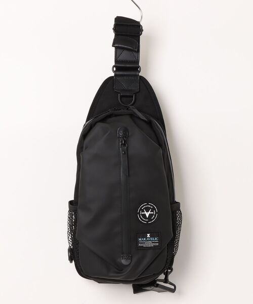 MAKAVELIC(マキャベリック)の「【62】【MAKAVELIC】【10TH ANNIVERSARY】COCOON BODY BAG】(ボディバッグ/ウエストポーチ・メンズ・ブラック・ONE SIZE)」の1枚目の写真