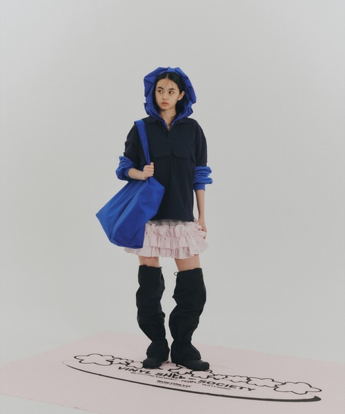 NON TOKYO(ノントーキョー)の「NON TOKYO/ノントーキョー/POCKET UV POLO SHIRTポケットUVポロシャツ(ポロシャツ・レディース・レッド/ネイビー・2/1)」の3枚目の写真
