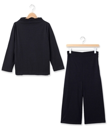 HusHusH | ボトルネックトップス+ガウチョパンツ(ワンピース)