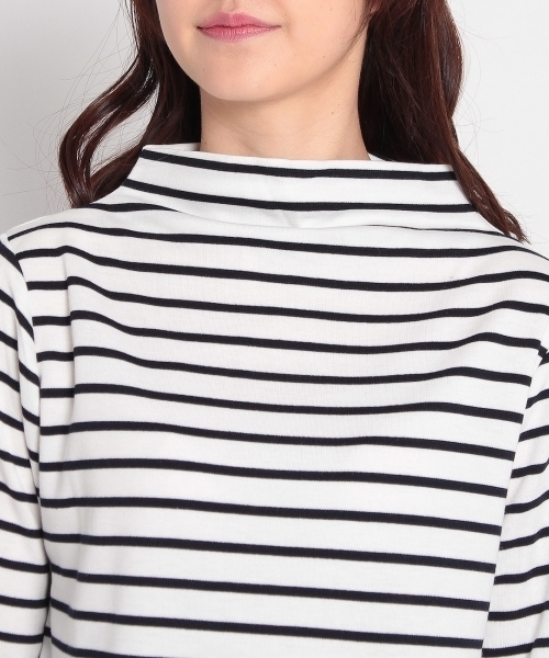 HusHusH(ハッシュアッシュ)の「ボトルネックトップス+ガウチョパンツ(ワンピース・レディース・グリーン/ホワイト/ブルー・02/03)」の7枚目の写真