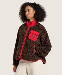 VANS（バンズ）の「ウィメンズ レオパード フリースジャケット / Printed High Pile Jacket Vintage Cocoa VN000ZU2FST1（その他アウター）」