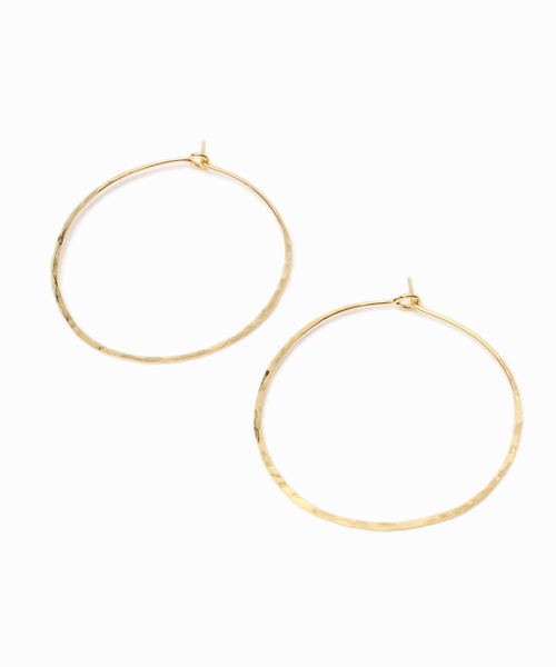 Adam Et Rope アダムエロペ の プレートフープピアス小 ピアス 両耳用 Wear