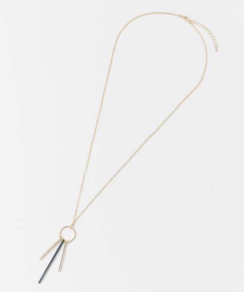 SENSE OF PLACE by URBAN RESEARCH(センスオブプレイスバイアーバンリサーチ)の「コンビスティックネックレス(ネックレス・レディース・ネイビー/ホワイト/バーガンディー・FREE)」の4枚目の写真