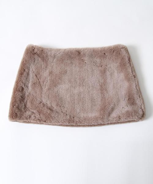 coen（コーエン）の「フラッフィーフェイクファースヌード（ストール/ショール・レディース・オフホワイト/グレー/ベージュ・FREE）」の14枚目の写真