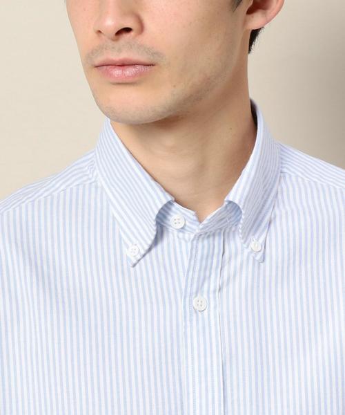 BEAUTY&YOUTH UNITED ARROWS（ビューティーアンドユースユナイテッドアローズ）の「BY オックス キャンディーストライプ ビッグシャツ ◆（シャツ/ブラウス・メンズ・ライトピンク/ライトブルー・LARGE/X-LARGE/MEDIUM/SMALL）」の4枚目の写真