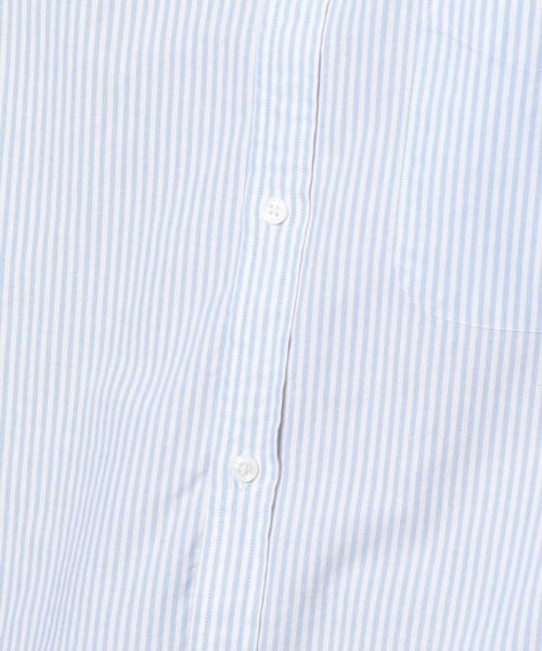 BEAUTY&YOUTH UNITED ARROWS（ビューティーアンドユースユナイテッドアローズ）の「BY オックス キャンディーストライプ ビッグシャツ ◆（シャツ/ブラウス・メンズ・ライトピンク/ライトブルー・LARGE/X-LARGE/MEDIUM/SMALL）」の7枚目の写真