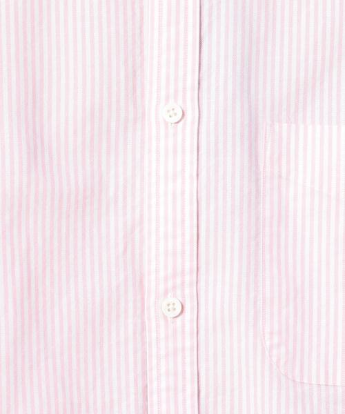 BEAUTY&YOUTH UNITED ARROWS（ビューティーアンドユースユナイテッドアローズ）の「BY オックス キャンディーストライプ ビッグシャツ ◆（シャツ/ブラウス・メンズ・ライトピンク/ライトブルー・LARGE/X-LARGE/MEDIUM/SMALL）」の3枚目の写真