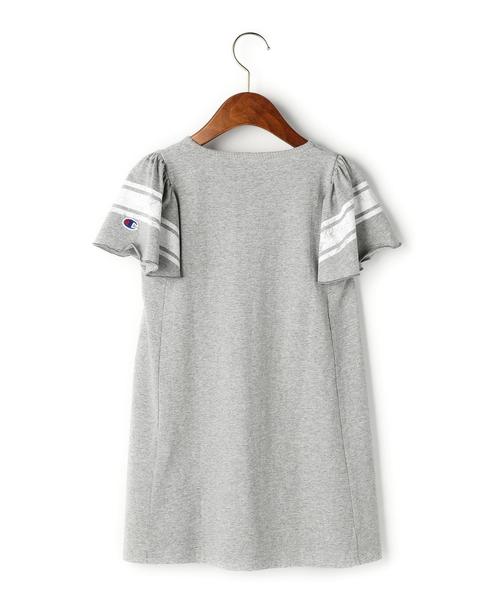 Champion（チャンピオン）の「【KIDS】別注 Champion(チャンピオン) ラッフルワンピース ◆（ワンピース・キッズ・グレー/ブラック/ライトブルー/ネイビー・100cm/130cm/120cm/110cm）」の15枚目の写真