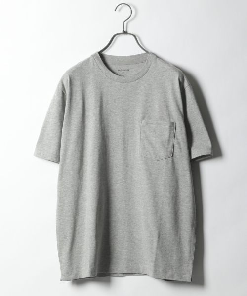 RAGEBLUE(レイジブルー)の「【汗ジミ防止・抗菌防臭】ポケットTシャツ/748866(Tシャツ/カットソー・メンズ・ブラック/マスタード/ピンク/ホワイト/ブルー/グレー/パープル/オフホワイト/オリーブ/ライトブルー/サックスブルー・LARGE/SMALL/MEDIUM)」の5枚目の写真