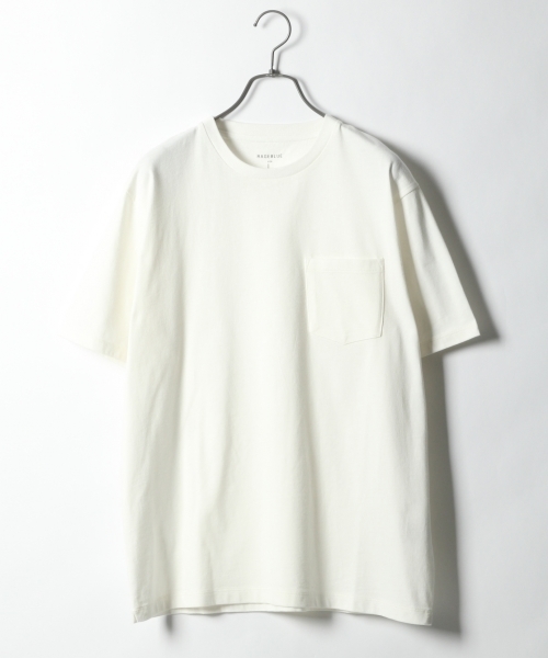 RAGEBLUE(レイジブルー)の「【汗ジミ防止・抗菌防臭】ポケットTシャツ/748866(Tシャツ/カットソー・メンズ・ブラック/マスタード/ピンク/ホワイト/ブルー/グレー/パープル/オフホワイト/オリーブ/ライトブルー/サックスブルー・LARGE/SMALL/MEDIUM)」の2枚目の写真