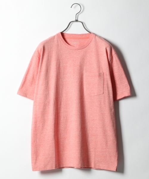 RAGEBLUE(レイジブルー)の「【汗ジミ防止・抗菌防臭】ポケットTシャツ/748866(Tシャツ/カットソー・メンズ・ブラック/マスタード/ピンク/ホワイト/ブルー/グレー/パープル/オフホワイト/オリーブ/ライトブルー/サックスブルー・LARGE/SMALL/MEDIUM)」の1枚目の写真