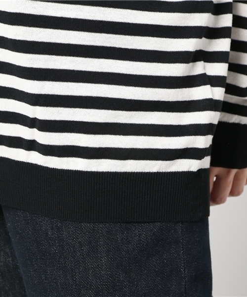 PAPILLONNER（パピヨネ）の「レースボーダーカーディガン（カーディガン/ボレロ・レディース・ブラック・FREE）」の7枚目の写真