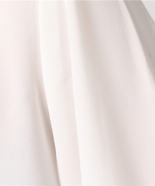 Honeys（ハニーズ）の「アクセ付袖リボンブラウス（シャツ/ブラウス・レディース・オフホワイト/ブラック/ホワイト×レッド/ブルー系その他/ベージュ/ピンク/ホワイト×イエロー・M/L）」の14枚目の写真