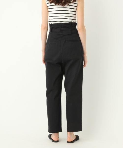 A part by(アパートバイ)の「CチノSハイライズパンツ 765534 (チノパンツ・レディース・ベージュ/ブラック・LARGE/MEDIUM)」の6枚目の写真