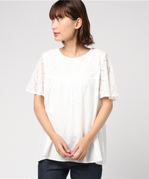 LBC | 胸レース使いブラウス                   (シャツ/ブラウス)