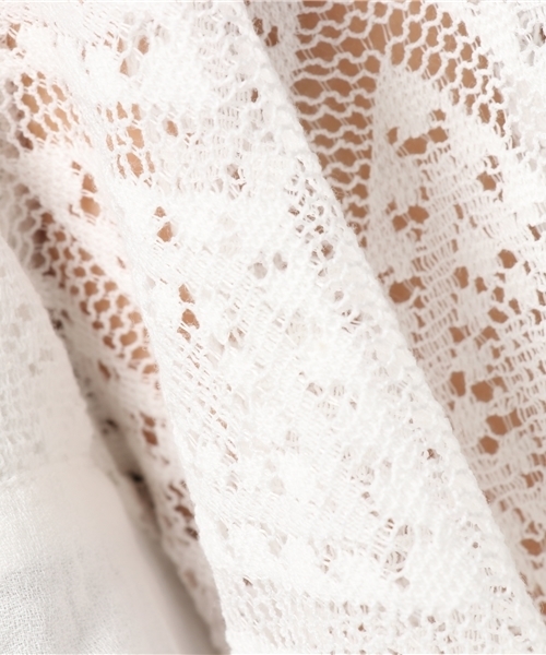 LBC（エルビーシー）の「胸レース使いブラウス                   （シャツ/ブラウス・レディース・ブラック/ホワイト・MEDIUM/LARGE）」の10枚目の写真