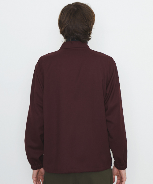 UNITED TOKYO（ユナイテッドトウキョウ）の「T/Wコーチジャケット（ブルゾン・メンズ・ブラック/バーガンディー/ブルー/ダークグレー/ブラウン・2/1/3）」の8枚目の写真