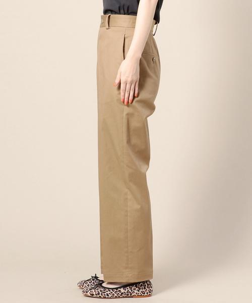 BEAUTY&YOUTH UNITED ARROWS（ビューティーアンドユースユナイテッドアローズ）の「BY チノハイウエストテーパードパンツ ◆（チノパンツ・レディース・ベージュ・MEDIUM/SMALL）」の6枚目の写真