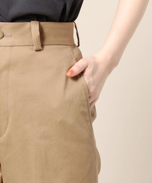 BEAUTY&YOUTH UNITED ARROWS（ビューティーアンドユースユナイテッドアローズ）の「BY チノハイウエストテーパードパンツ ◆（チノパンツ・レディース・ベージュ・MEDIUM/SMALL）」の9枚目の写真