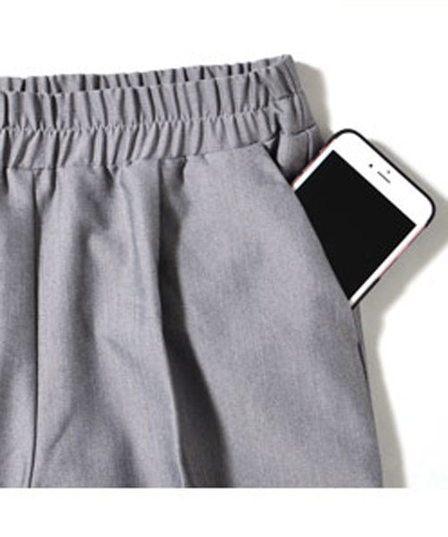 MinoriTY（マイノリティ）の「クロップドパンツ TR アンクル スラックス（スラックス・メンズ・ブラック/ベージュ/ネイビー/グレー/ブルー・M/L/XL）」の14枚目の写真