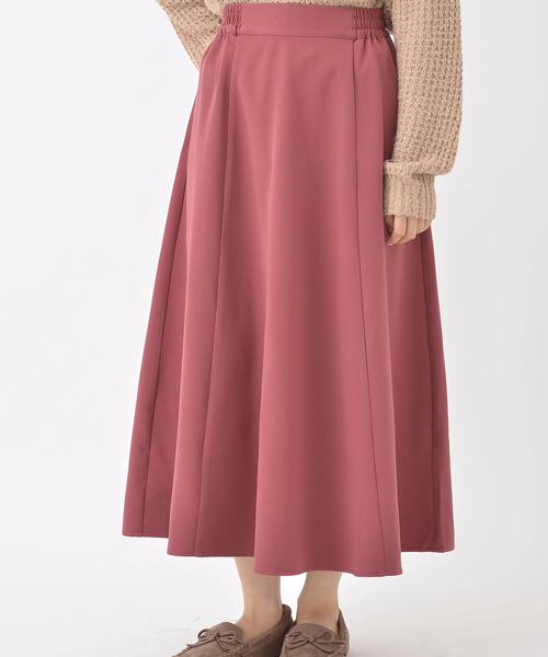 earth music&ecology（アースミュージックアンドエコロジー）の「スキスカロングスカート（スカート・レディース・ブラック/ピンク/グレイッシュベージュ/キャメル/ネイビー・FREE）」の15枚目の写真