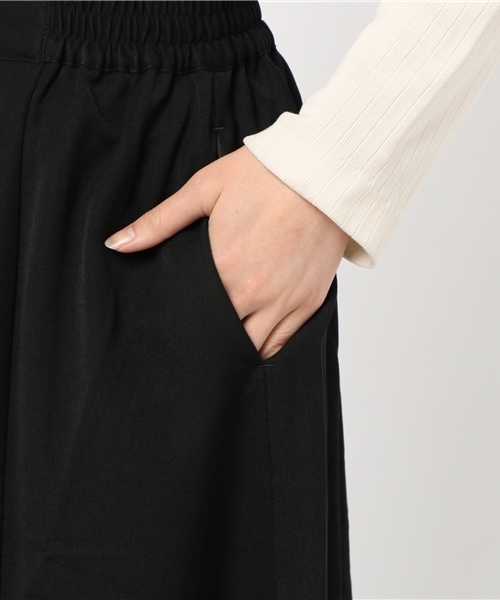 earth music&ecology（アースミュージックアンドエコロジー）の「スキスカロングスカート（スカート・レディース・ブラック/ピンク/グレイッシュベージュ/キャメル/ネイビー・FREE）」の8枚目の写真