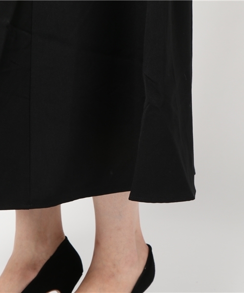 earth music&ecology（アースミュージックアンドエコロジー）の「スキスカロングスカート（スカート・レディース・ブラック/ピンク/グレイッシュベージュ/キャメル/ネイビー・FREE）」の11枚目の写真