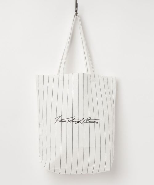 knock through abstraction（ノックスルーアブストラクション）の「【knock through abstraction/ノックスルーアブストラクション】sign logo tote/サインロゴ刺繍トート（トートバッグ・レディース・グレー/ブラック/ベージュ/ネイビー/その他1/その他2/その他4/その他3/その他5/レッド/その他6・FREE）」の9枚目の写真