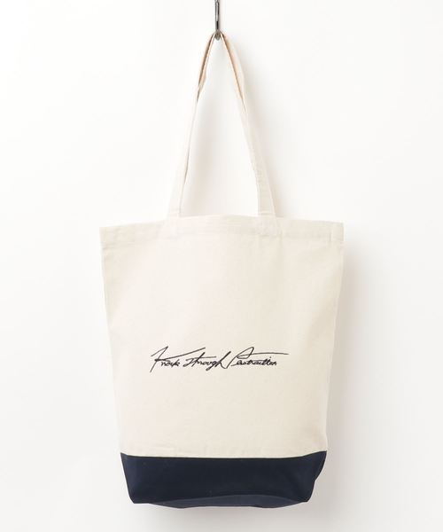 knock through abstraction（ノックスルーアブストラクション）の「【knock through abstraction/ノックスルーアブストラクション】sign logo tote/サインロゴ刺繍トート（トートバッグ・レディース・グレー/ブラック/ベージュ/ネイビー/その他1/その他2/その他4/その他3/その他5/レッド/その他6・FREE）」の11枚目の写真
