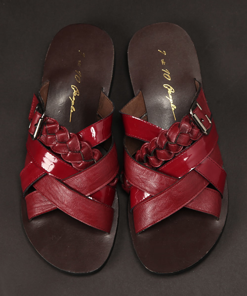 CIAOPANIC(チャオパニック)の「(WEB限定)【1 to 10 people】編みこみサンダル(サンダル・メンズ・ブラック/ダークブラウン/ワインレッド・MEDIUM/LARGE)」の13枚目の写真